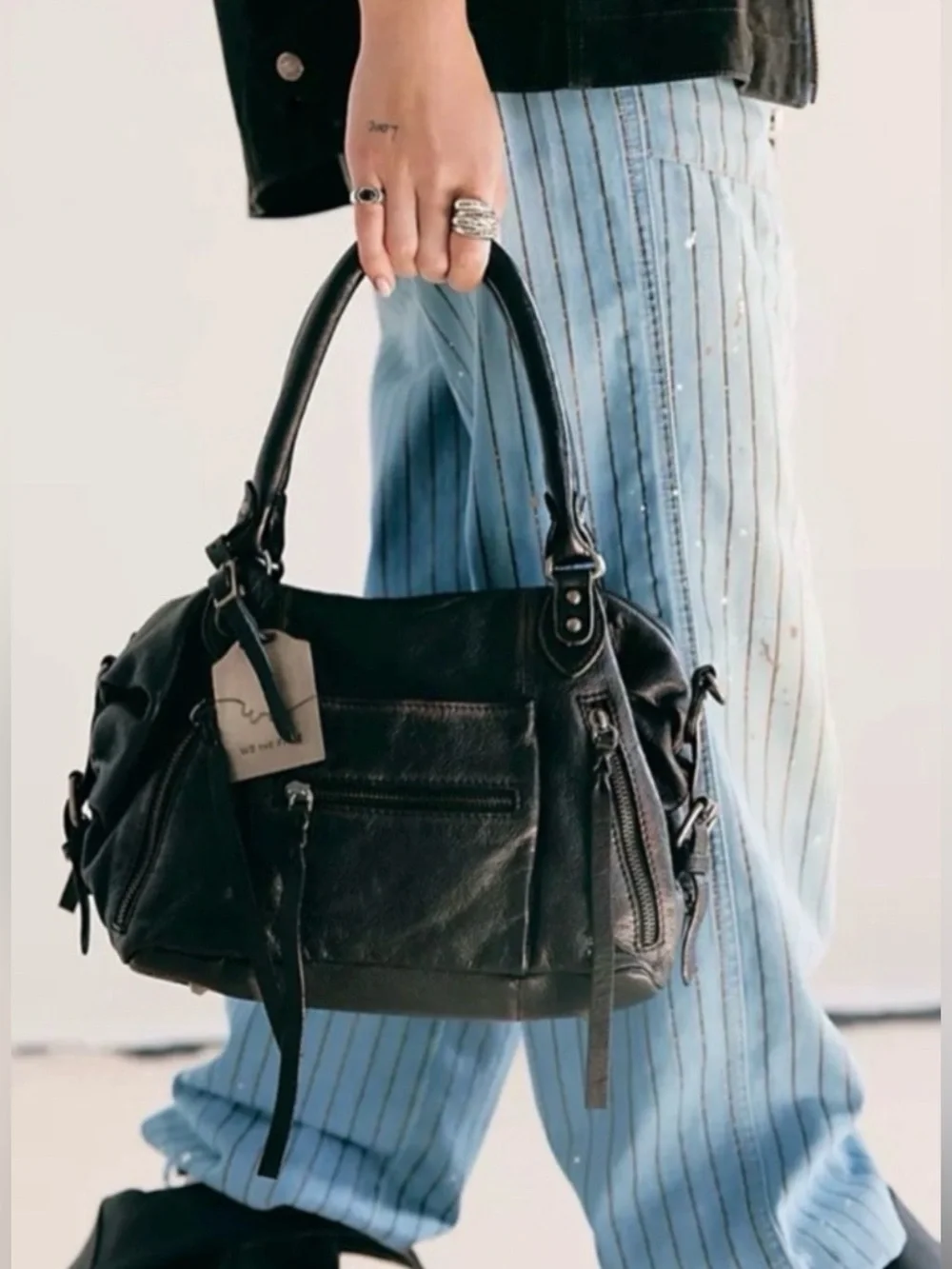 We The Free Baby Emerson tote in Blackš„ free people - Picture 2 of 14